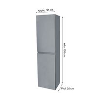 Mueble Lateral de Baño Milan Gris | Orange