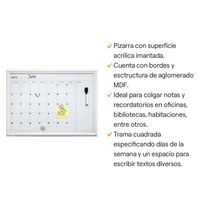 Pizarra Planner Mensual | Orange