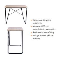 Escritorio Padang Avellana de Acero/MDF | Orange