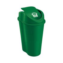 Papelera Plástica 25 Litros Verde | Rimax