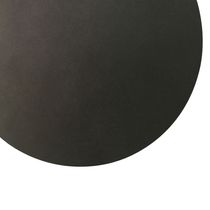 Aplique de Pared Circular LED E27 15cm Negro | Orange