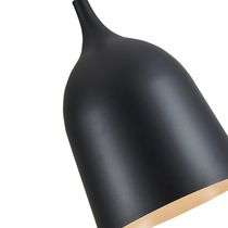 Lámpara Colgante E27 Diseño Copa Negro | Orange