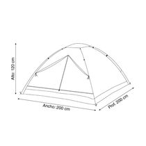 Carpa Ligera Dome Pack Azul para 4 Personas | Orange