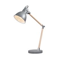 Lámpara de Escritorio E27 con Brazo Plegable Gris | Orange