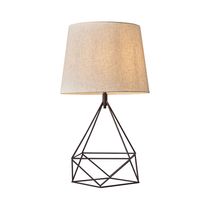 Lámpara de Mesa E27 Base Estructura Negra 73cm | Orange