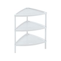 Repisa de Baño Triangular Blanco 3 Niveles | Rimax