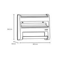 Portarrollo Triple de Cocina Blanco | Rimax