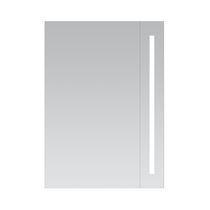 Gabinete Plata con LED 1 Puerta 50x70x0,14cm | Orange