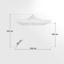 Carpa Blanca de Acero y Poliestireno | Naterial