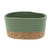 Canasta Rectangular Fibra Vegetal 21x13x12cm | Tendance