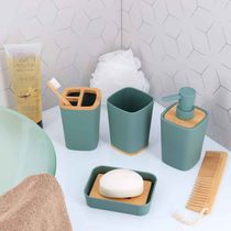 Vaso de Baño Verde Bambú Rubber | Tendance