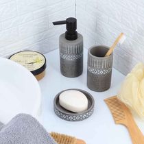 Vaso de Baño Gris de Cemento | Tendance