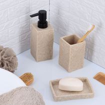 Vaso de Baño Beige Efecto Piedra | Tendance