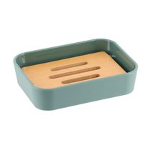 Jabonera Verde de Bambú/Rubber | Tendance