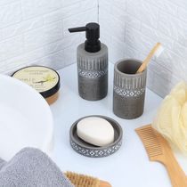 Jabonera Gris de Cemento | Tendance