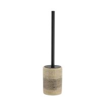 Cepillo de Inodoro Beige de Cemento Natural | Tendance