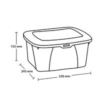 Caja Multiuso Transparente 6 Litros | Rimax