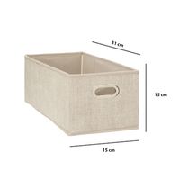 Cesta Modular 15x31cm Beige | Five