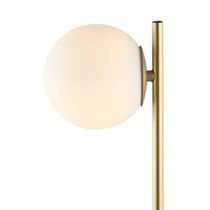 Lámpara de Mesa E27 40W Esfera Blanca 46cm | Orange