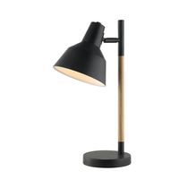 Lámpara de Mesa E27 40W Brazo Maderado | Orange