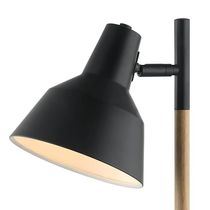 Lámpara de Mesa E27 40W Brazo Maderado | Orange