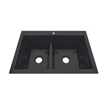 Lavaplatos de 2 Pozos Koa 84x56cm Negro | Firplak