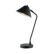 Lámpara de Escritorio E27 40W con Brazo Negro 54cm | Orange