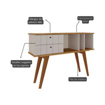 Mueble Consola Lena Beige/Gris Claro | Cimol