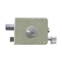Cerradura de Sobreponer G715 Verde Acero Izquierda | Ideace