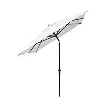 Parasol Blanco de Aluminio y Acero | Naterial