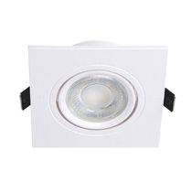 Spot Empotrado GU10 Cuadrado Blanco | Lightsource