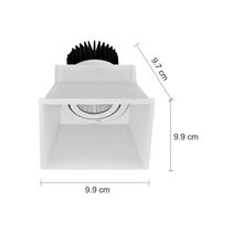 Spot LED 7W 6000K Cuadrado Empotrable | Lightsource