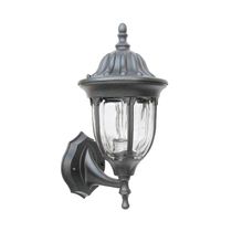 Farol de Pared Exterior E27 60W Negro | Genova