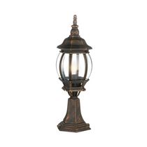 Farol de Poste Exterior E27 100W Bronce | Genova