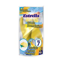 Guante Doméstico Amarillo Talla 7 | Estrella