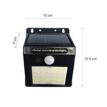 Lámpara Solar LED Exterior 3W Negro | LightSource