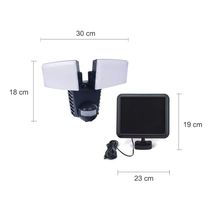 Lámpara Solar 12W con Sensor de Movimiento | LightSource