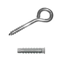 Cáncamo de Acero P3/8 Cerrado + Taco SX8 3 Pares | Fischer