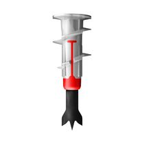 Taco DuoBlade + Tornillo TMF 4.5x40mm 2 Pares | Fischer