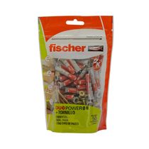 Taco DuoPower 8mm + Tornillos TMF 5x45mm x50 | Fischer