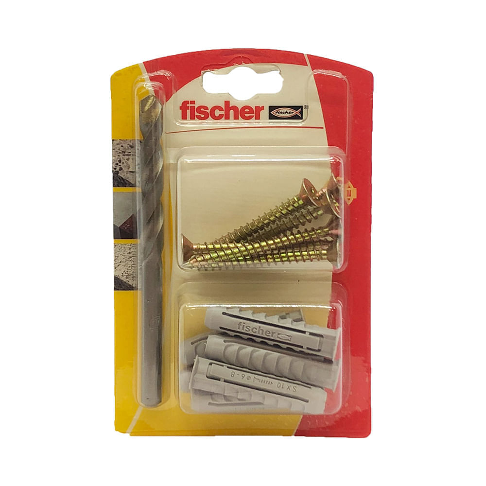 Taco tipo Fischer de 10 mm - ElectroMaterial