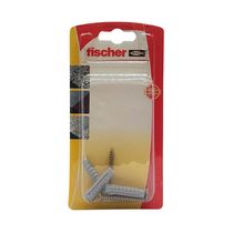 Taco de Nylon SX6 + Tornillo 4.5x35mm 4 Pares | Fischer