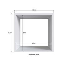 Estantería Modular Blanco 1 Cubo | Orange