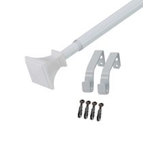 Pack de Cortina Extensible Prisma Blanco 70-120cm | Aura