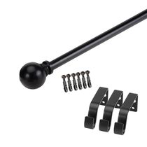 Pack de Cortina Extensible Bola Negro 200-250cm | Aura