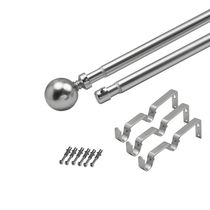 Pack de Cortina Doble Extensible Bola Satin 120-210cm | Aura