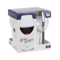 Juego 4 Copas de Vino Tinto 580ml | Excellent Houseware