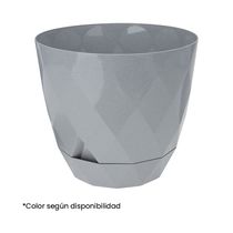 Maceta Circular Diseño de Diamante 24cm