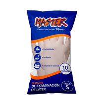 Guante de Examinación Látex Talla S 10 Unidades | Master