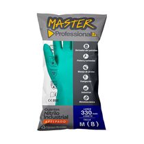 Guante de Nitrilo Industrial Afelpado Talla S | Master